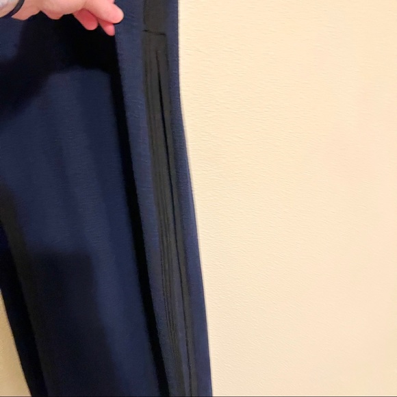 3/$30 🌻 Anthropologie Postmark navy tunic dress with high side slits, Small - Picture 3 of 7